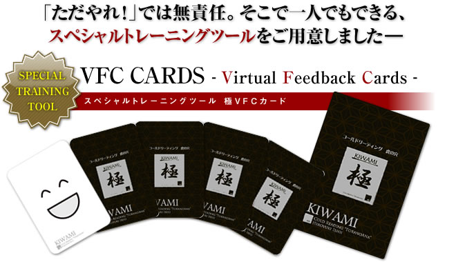 SPECIAL TRAINING TOOL VFC CARDS [ Virtual Feedback Cards] XyVg[jOc[@VFCJ[h