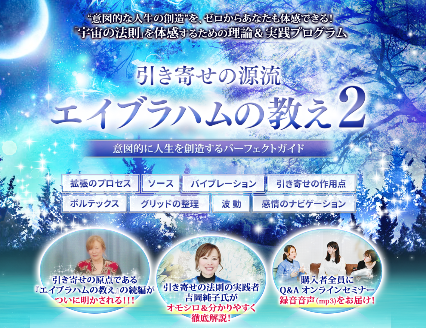 【通常価格(2021.08)】DVD版『引き寄せの源流 エイブラハムの教え２』吉岡純子さん解説付