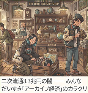二次流通3.3兆円の闇――みんなだいすき「アーカイブ経済」のカラクリ