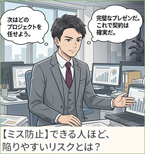【ミス防止】できる人ほど、陥りやすいリスクとは？