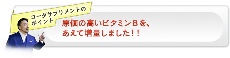コーダサプリメントのポイント