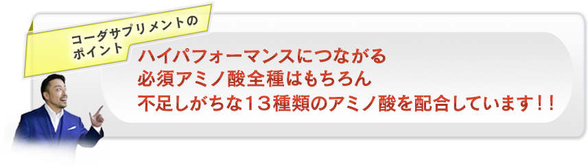 コーダサプリメントのポイント