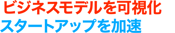ビジネスモデルを可視化し、スタートアップを加速させる