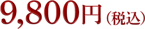 9,800円（税込）