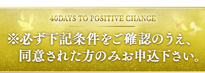 ※必ず下記条件をご確認のうえ、同意された方のみお申込下さい。