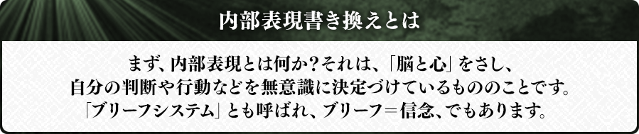 内部表現書き換えとは