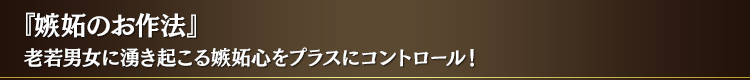 『嫉妬のお作法』