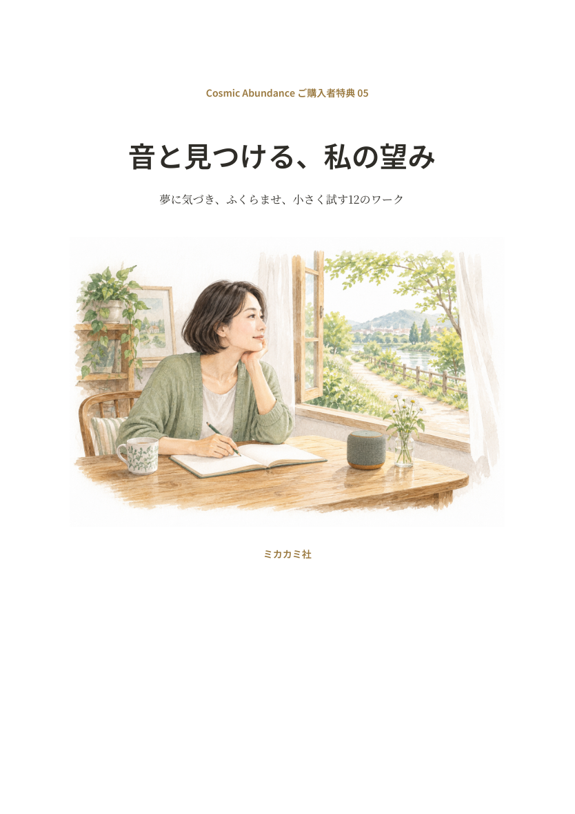 音と見つける、私の望み 表紙